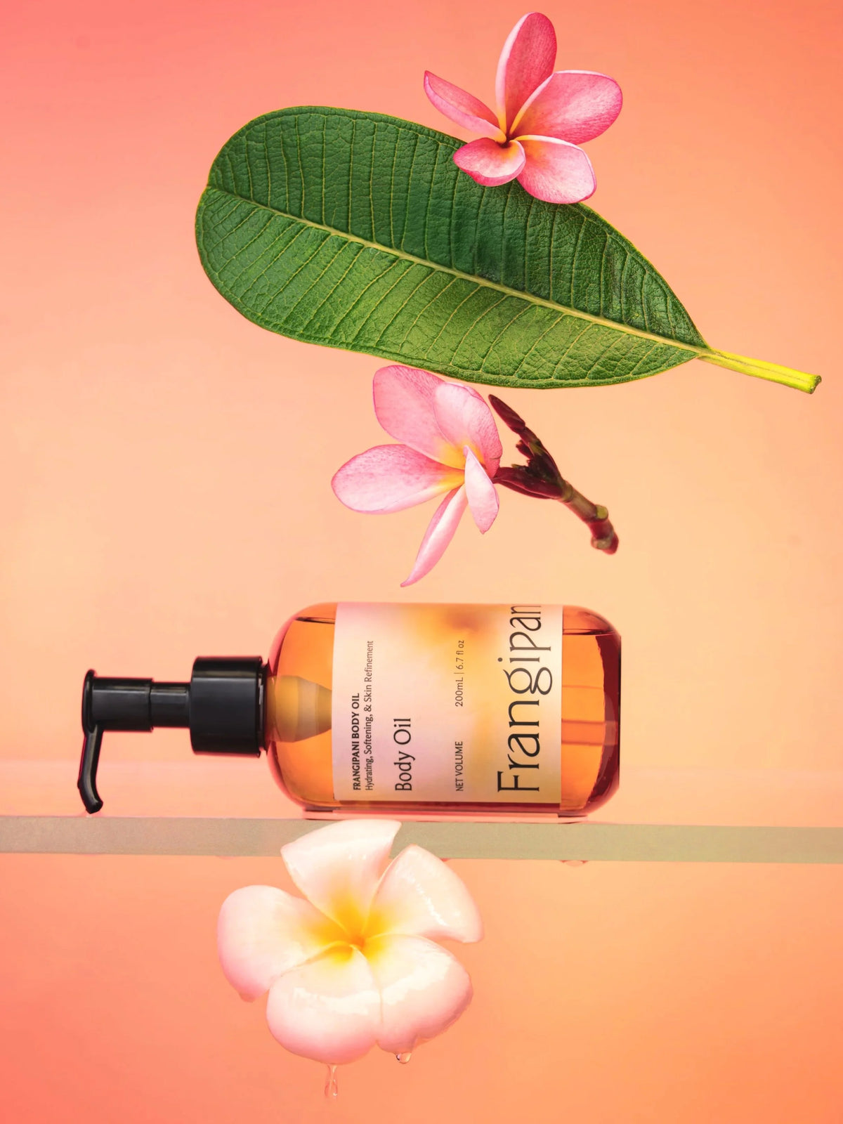 Frangipani Body Oil in light