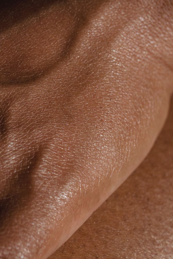 Close-up of brown skin texture